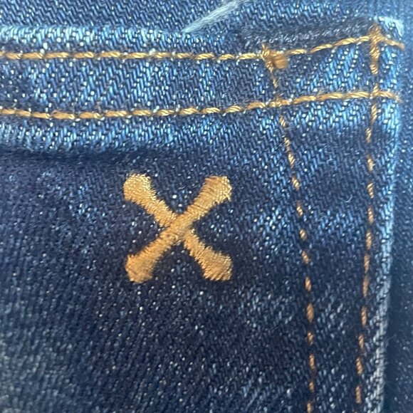 Lands End Jeans Mens 50T Blue Dark Wash Relaxed Fit Denim Blake Shelton - Picture 7 of 15